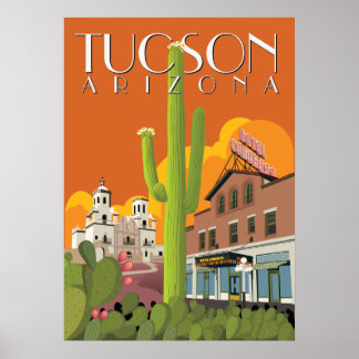 Póster Congreso de hoteles de 28 "x20" - Tucson, Arizona