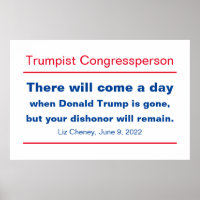 Congreso GOP Tu deshonor seguirá siendo Cheney