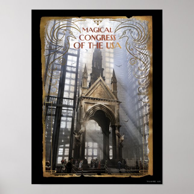 Póster Congreso mágico de Estados Unidos (Frente)