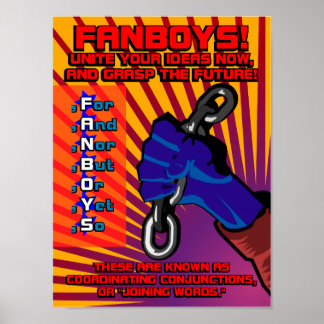 Póster Conjunciones de coordinación