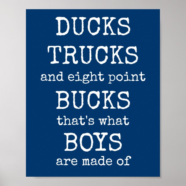 Póster Conjunto de carteles impresos de qué están hechos  (Frente)