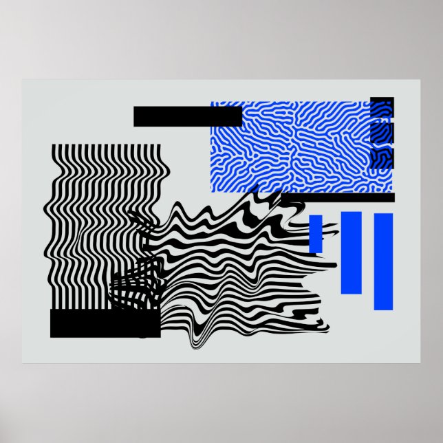 Póster Conjunto de formas geométricas modernas universale (Frente)