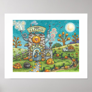 PÓSTER CONJUNTO DE GATOS BLANCOS Y NEGROS LINE PIE FACTOR