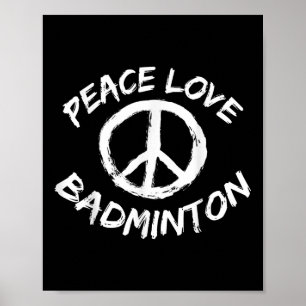 Póster Conjunto de la frase Paz Amor Lanzadera Paz Amor B