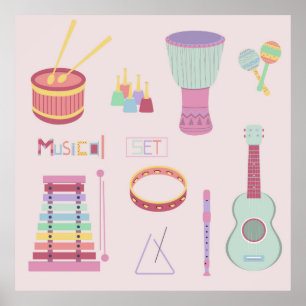Póster conjunto musical