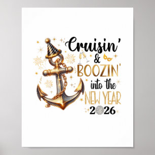 Póster Conjunto para Crucero y Fiesta de Año Nuevo 2026 2