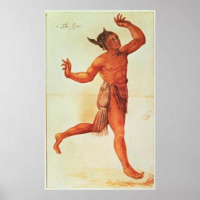 Póster Conjurador indio (Frente)