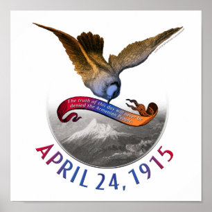 Póster Conmemoración armenia del genocidio