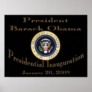 Póster Conmemoración de la inauguración del PRESIDENTE OB