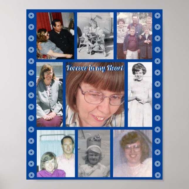 Póster conmemorativo de nueve fotos para siempre e (Frente)