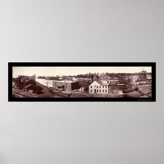 Póster Conneaut, OH Photo 1901 (Frente)