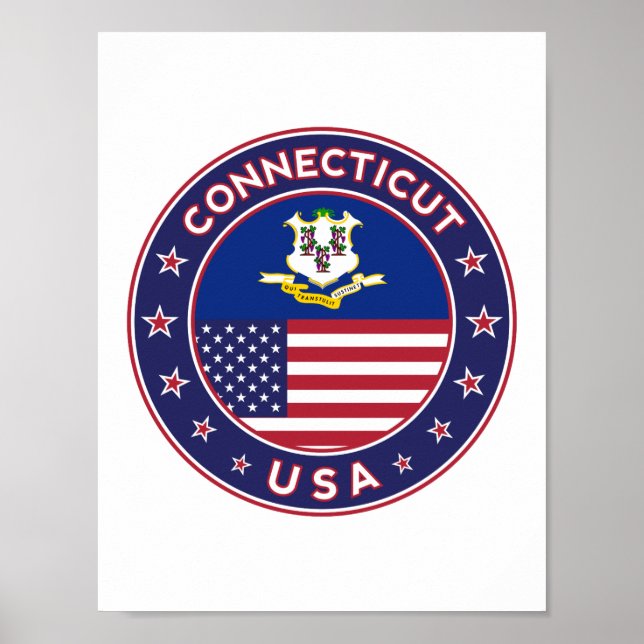 Póster Connecticut (Frente)
