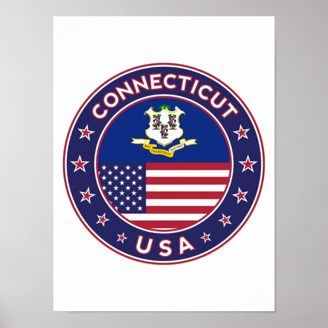 Póster Connecticut (Frente)