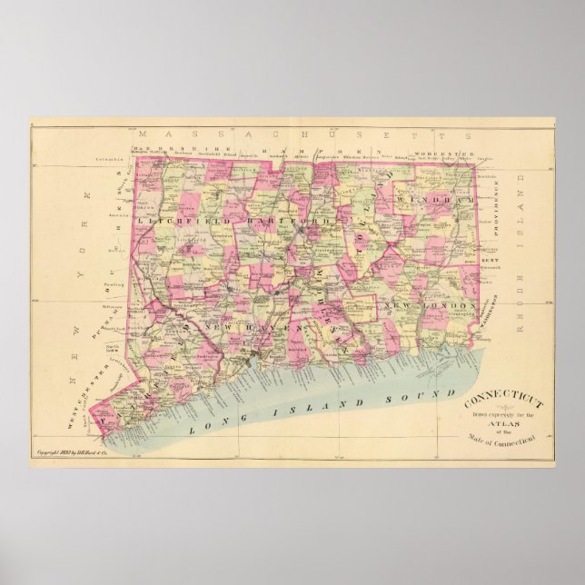 Póster Connecticut 12 (Frente)