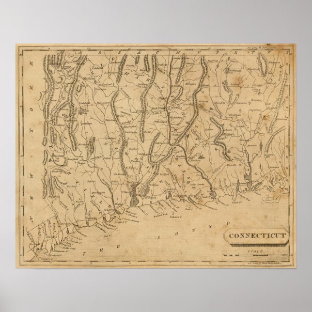 Póster Connecticut 13 (Frente)