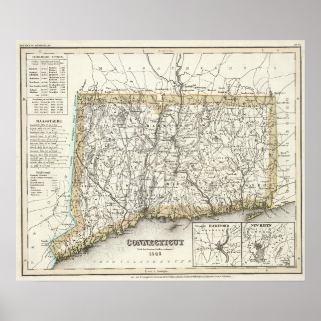 Póster Connecticut 16 (Frente)