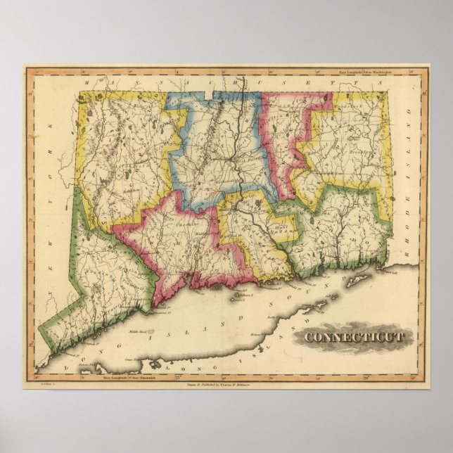 Póster Connecticut 3 (Frente)