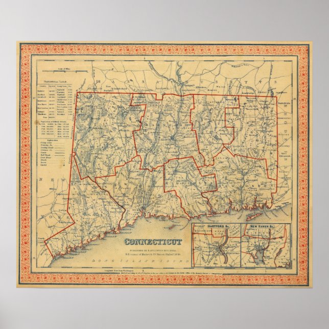 Póster Connecticut 3 (Frente)