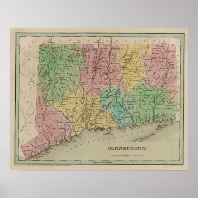 Póster Connecticut 9 (Frente)