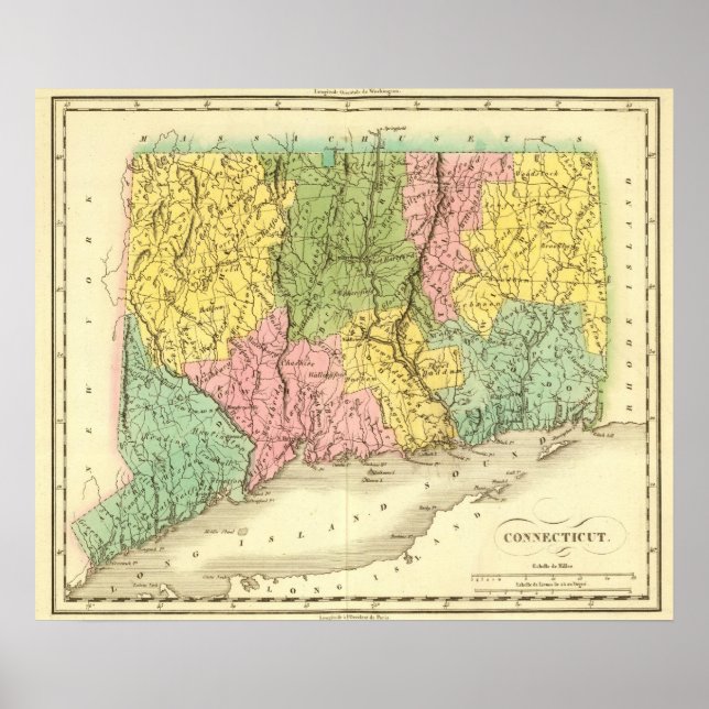 Póster Connecticut US (Frente)