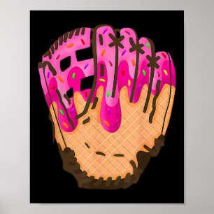 Póster Cono de helado goteando Bysebyll Guante Goteo Byse