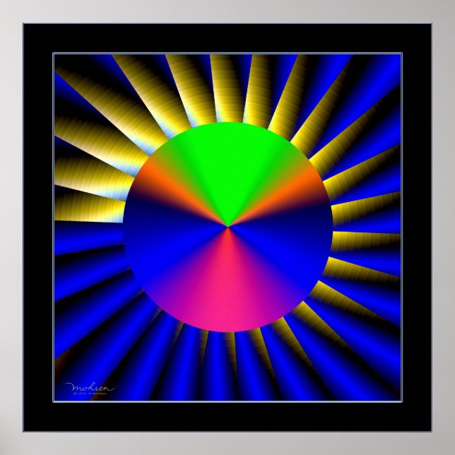 Póster Cono flotante (Frente)