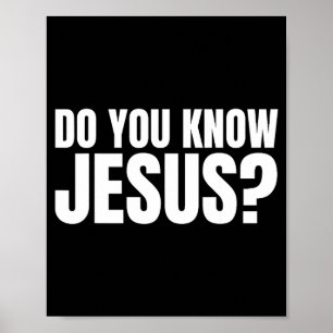 Póster Conoce a Jesús Hablemos De