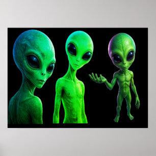 Póster Conoce a Mi Hermosa Familia de Extraterrestres en