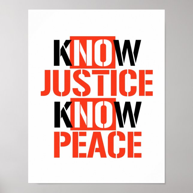 PÓSTER CONOCE JUSTICIA CONOCE PAZ (Frente)