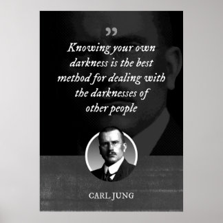 Póster Conocer tu propia oscuridad es el mejor método par