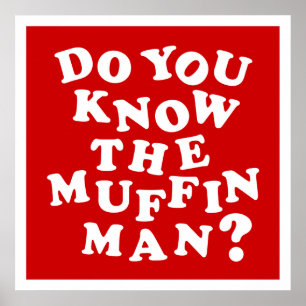 Póster ¿Conoces al hombre de los muffins?