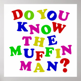 Póster ¿Conoces al Muffin Man?