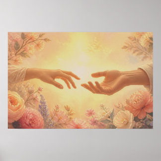 Póster Conociendo Nuestro Destino Tu Mano En La Mía En un
