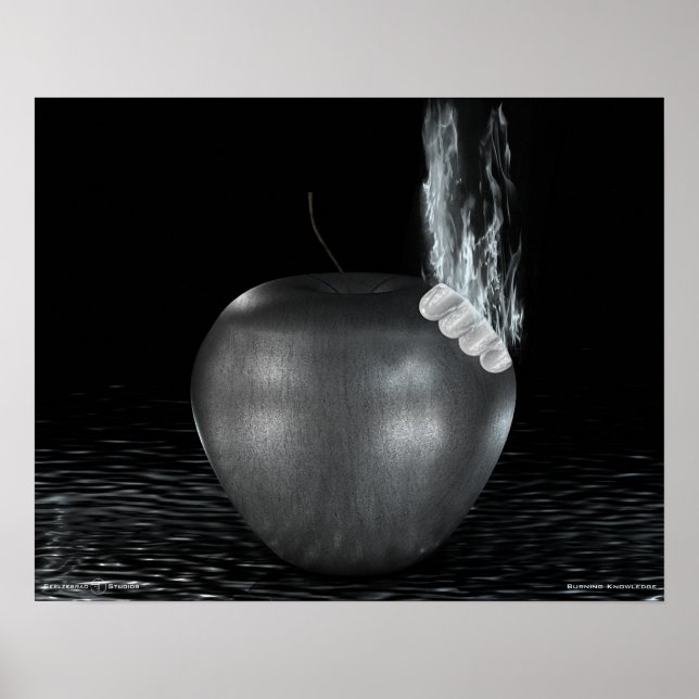 Póster Conocimiento Ardiente (Frente)