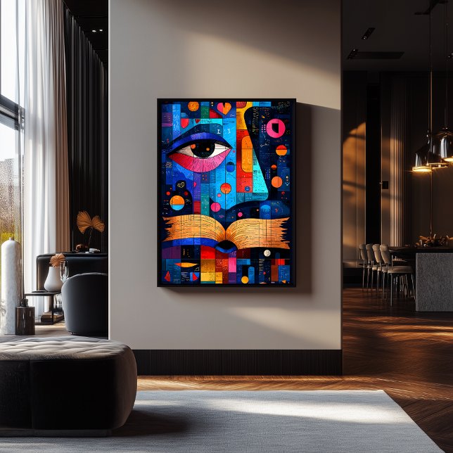 Póster Conocimiento de geometría expresionista - Sabidurí (Subido por el creador)