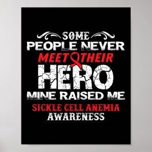Póster Conozca a Hero-Sickle Cell Anemia Awareness Suppor