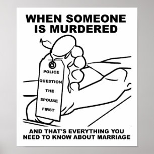 Póster Conozca al Poster gracioso del matrimonio