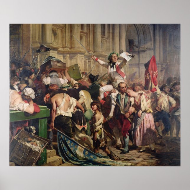 Póster Conquistadores de la Bastilla ante el Hotel de (Frente)