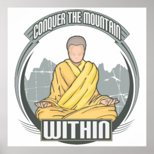 Póster Conquistar la montaña dentro