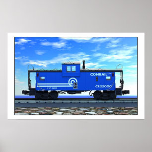PÓSTER CONRAIL CABOOSE POSTER