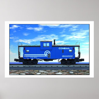 PÓSTER CONRAIL CABOOSE POSTER