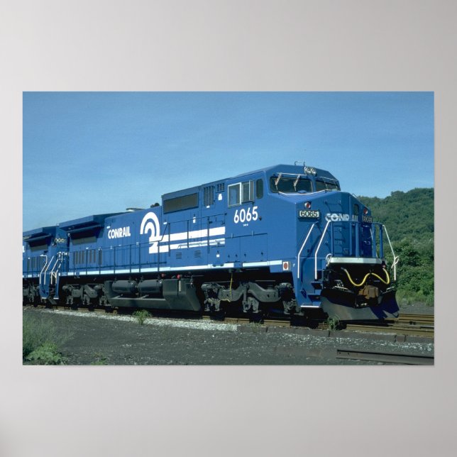 Póster Conrail nuevo GE widecab C40-B (Frente)