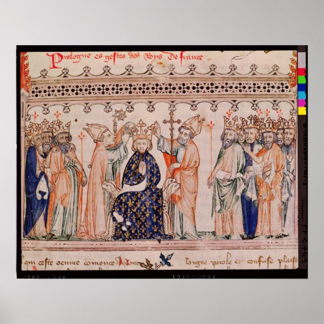 Póster Consección Philippe III le Hardi Rey de (Frente)