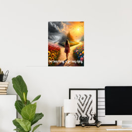 Póster Conseguir una vida ocupada o conseguir una cita de