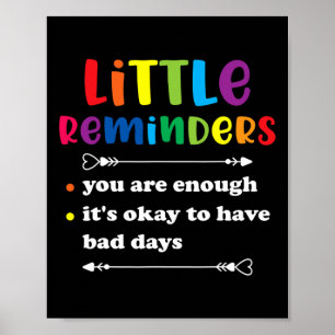 Póster Consejero de Salud Mental de Little Reminder