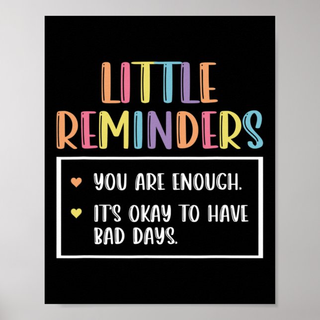 Póster Consejero de salud mental para recordatorio 1 (Frente)