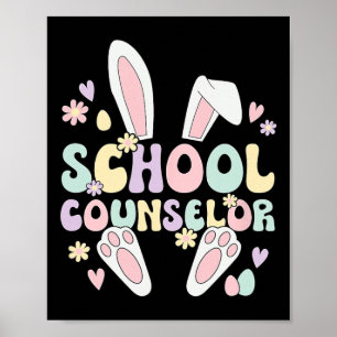 Póster Consejero Escolar Conejo de Pascua Consejería Esco