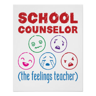 Póster Consejero escolar (el profesor de sentimientos)