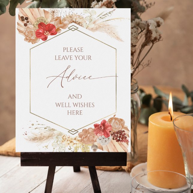 Póster Consejo De Ducha Y Buena Voluntad De Boho Bridal (Subido por el creador)