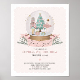 Póster consejo de la cápsula del tiempo del petcracker ro